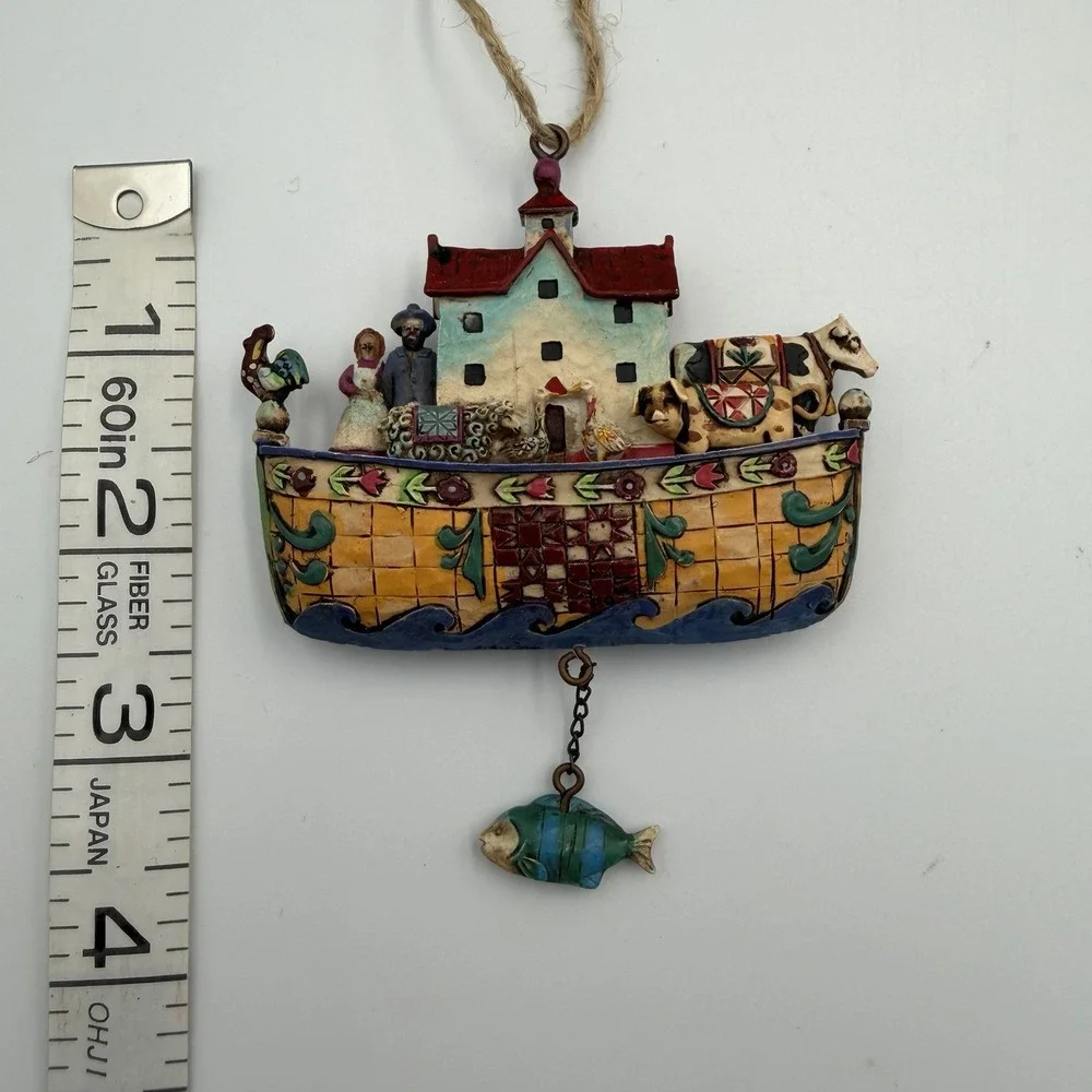 Jim‎ Shore Noah's Ark Christmas Ornament Heartwood Creek